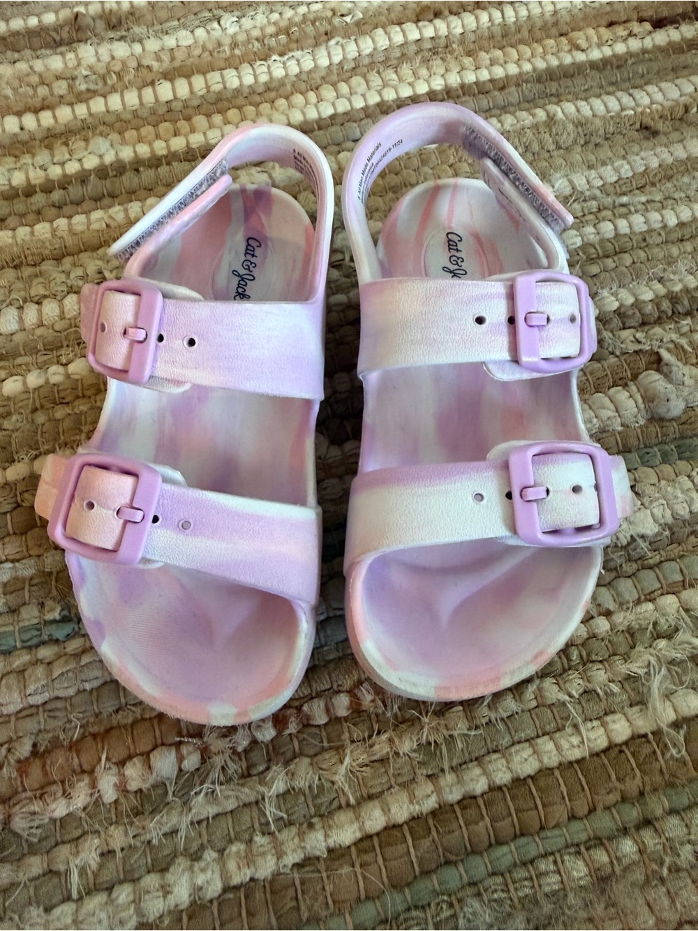Cat & Jack Tie-Dye Sandals Size 8